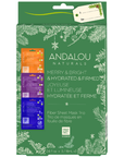 Andalou Naturals Merry & Bright Fiber Sheet Mask Trio Kit