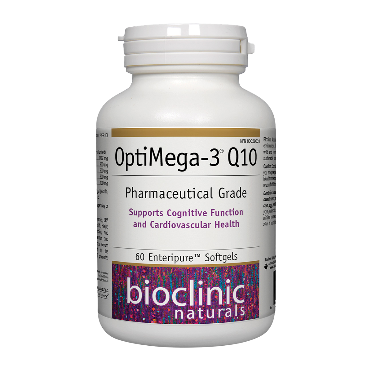 Bioclinic OptiMega-3 Q10 60 softgels