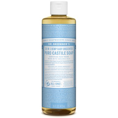 Dr Bronners Pure Castille Soap Unscented 237ml