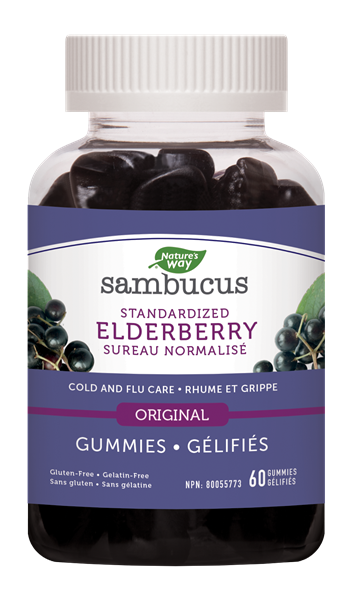 Nature's Way Sambucus Elderberry Gummies - 60 gummies