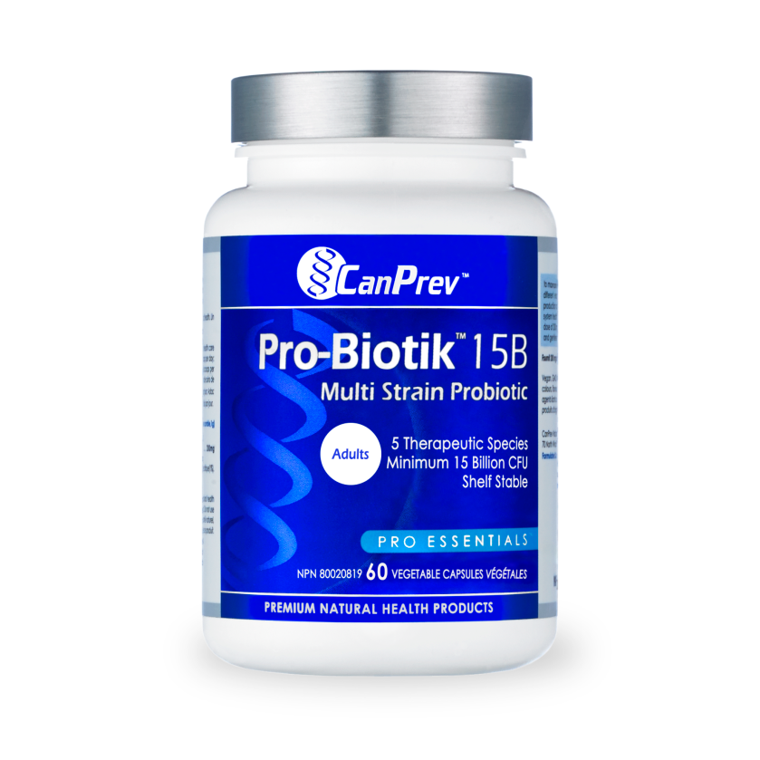 CanPrev Pro-biotik 15B Multi Strain 60 Vaps