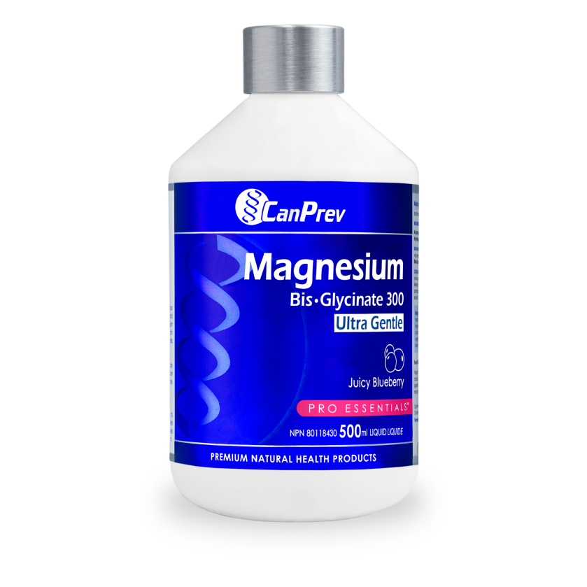 Canprev Magnesium Bisglycinate 300 Ultra Gentle 500ml Juicy Blueberry