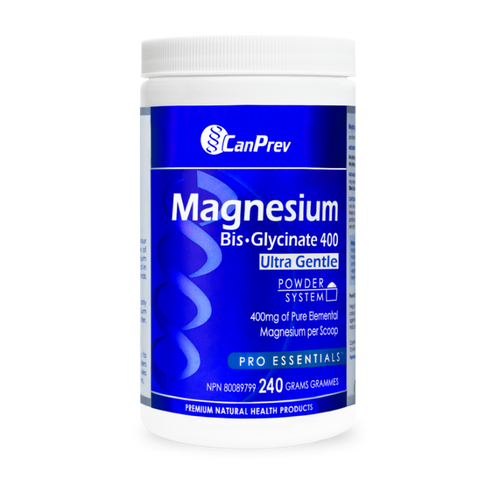 CanPrev Magnesium Bis-Glyinate 400mg Powder - 240g