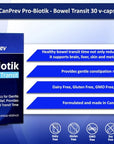 Can Prev Pro-Biotik Bowel Transit 30 vcap