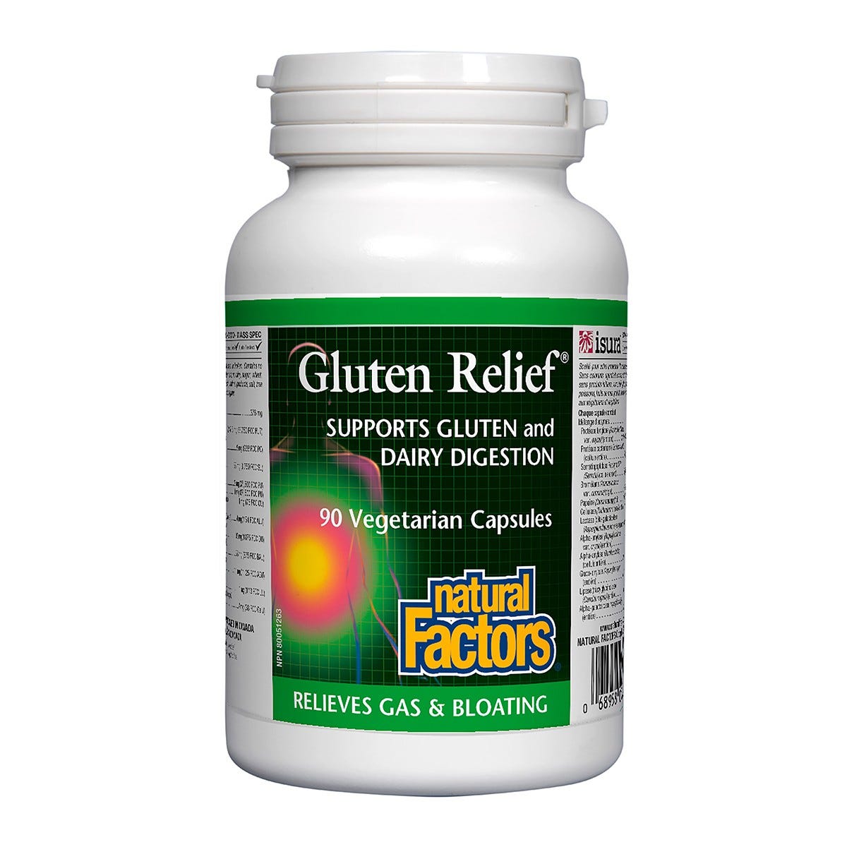 Natural Factors Gluten Relief 90 Vcaps