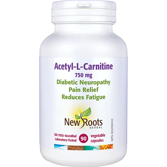 New Roots Acetyl-L-Carnitine 90vcaps
