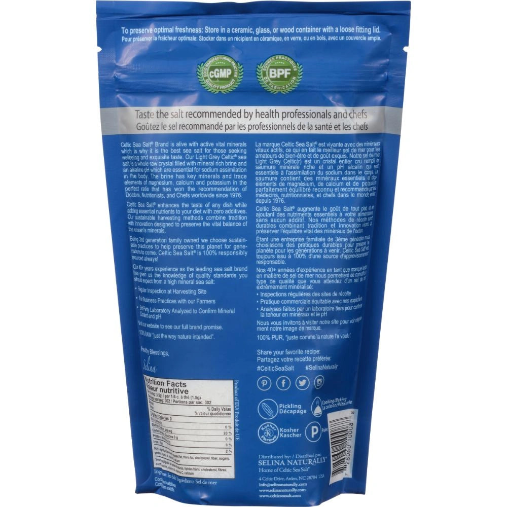 Selina Naturally Light Grey Celtic Sea Salt  454g