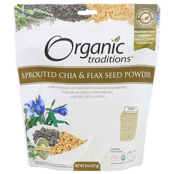 Sprouted Chia and Flaxseed Powder 8oz