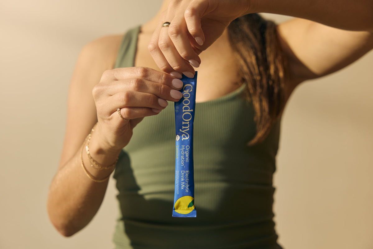 GoodOnya Organic Electrolyte Drink Mix- Lemon 8g