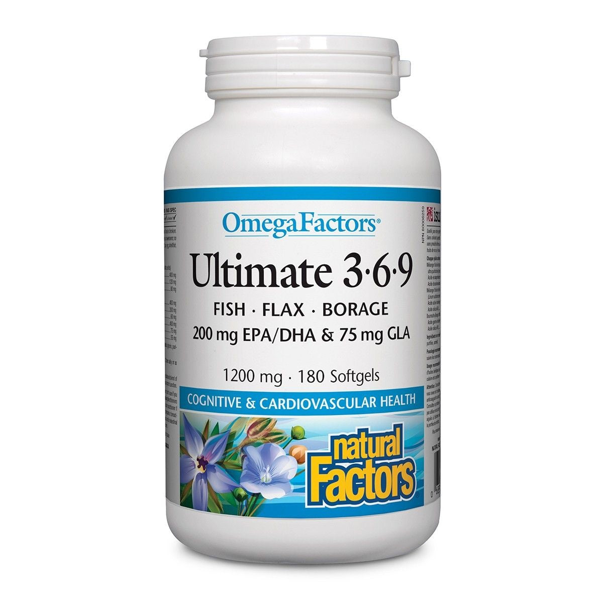 Natural Factors Ultimate 3-6-9 180 softgels