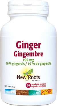 New Roots Ginger 195mg 30 caps