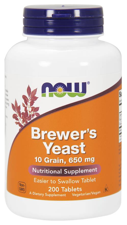 NOW Brewer's Yeast 650mg 200tabs