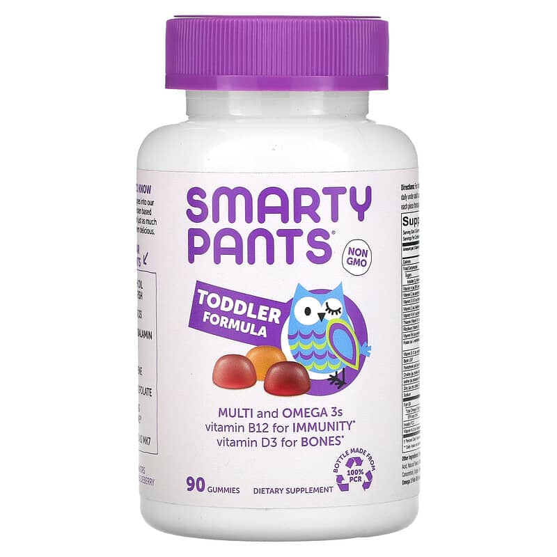 Smarty Pants Little Ones Multivitamin Formula + Omega Ages 3+ 90 Gummies
