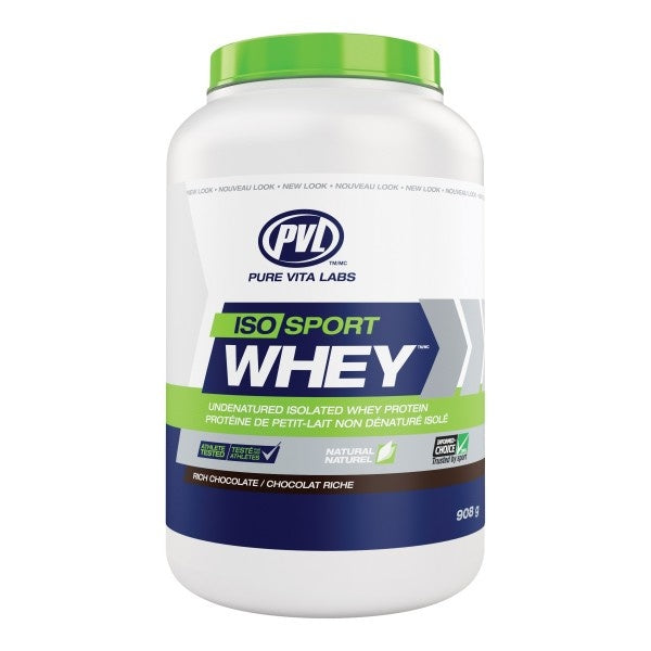 PVL Iso Sport Whey Protein Rich Chocolate 908g