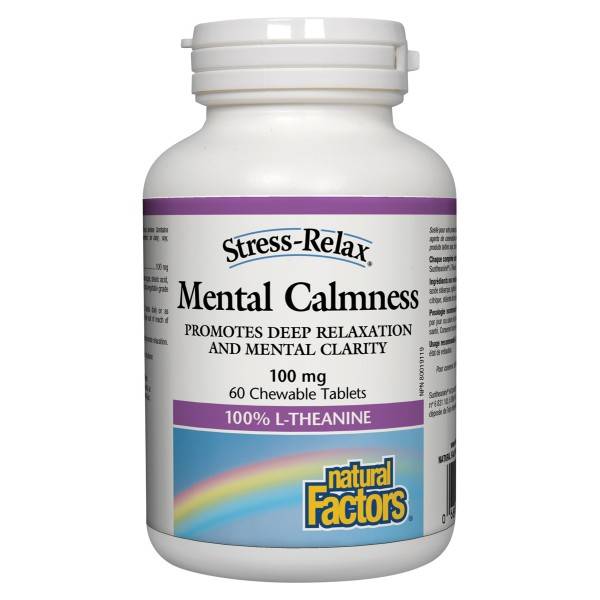 Natural Factors S.R Suntheanine Mental Calmness Tab 60