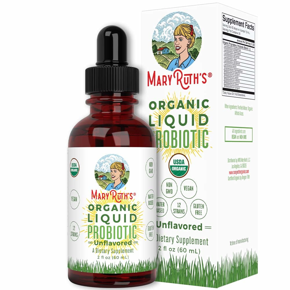 Mary Ruth's Organic Liquid Probiotic Unflavoured 60ml