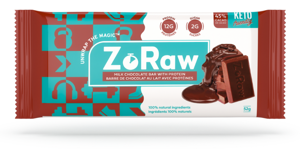 Zo Raw Milk Chocolate with Protein 55g