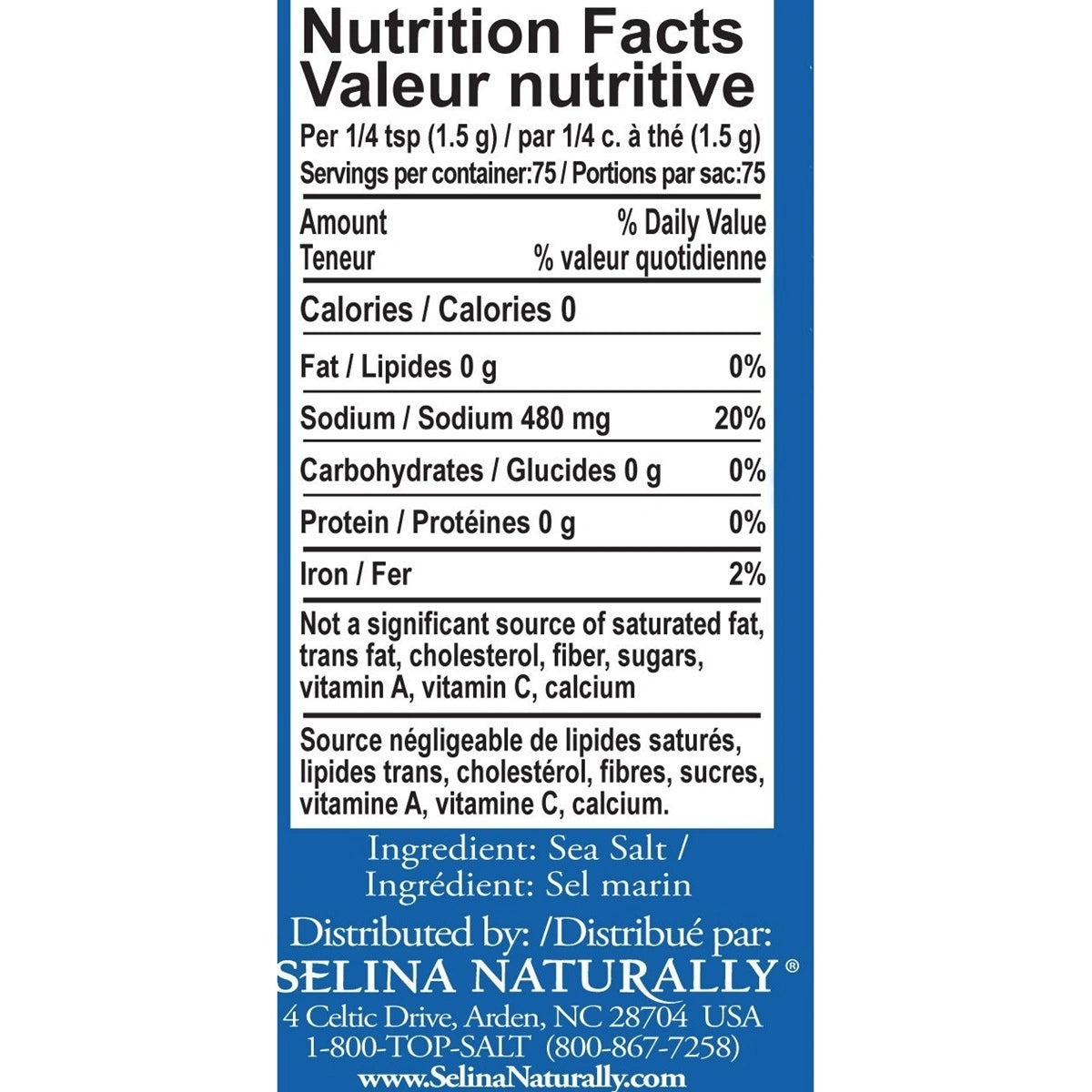 Selina Naturally Light Grey Celtic Sea Salt  454g