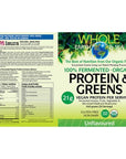 Whole Earth and Sea Organic Protein and Greens Unflavoured 640g