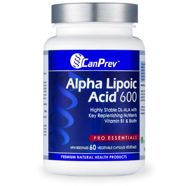 Can Prev Alpha Lipoic Acid 600 mg 60 v-caps