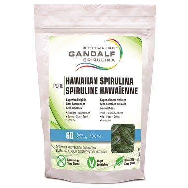 Flora Gandalf Hawaiin Spirulina 1000mg 60tabs