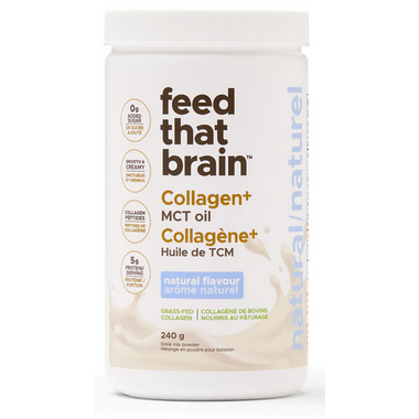 Feed That Brain Collagen + MCT Oil Natural Flavour 240g
