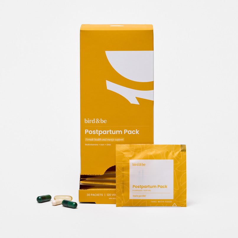 bird & be Postpartum Female Health and Energy Support 30 Packets