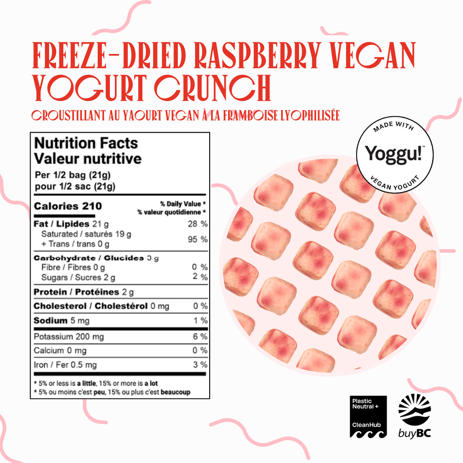 OHME! Freeze-Dried Raspberry Yogurt Crunch 42g