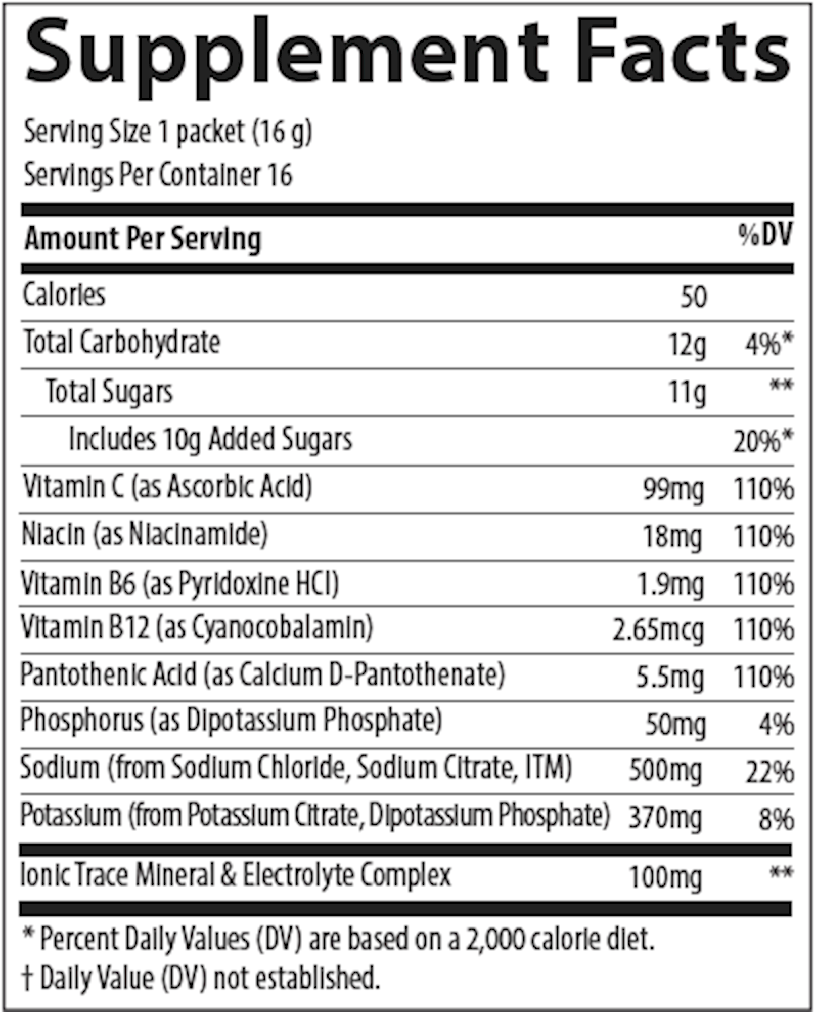 Trace Minerals Hydration IV Raspberry Lemonade 16packets