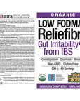 Natural Factors Organic Low Fodmap Reliefibre 200g unflavoured