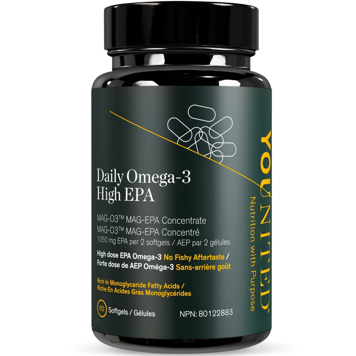 Younited Daily Omega-3 High EPA 60 softgels