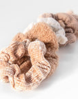 Assorted Textured Scrunchies - 5 pack