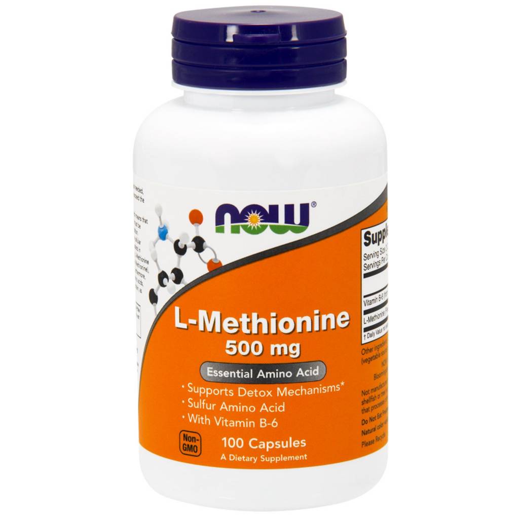 NOW Methionine 500mg 100cap