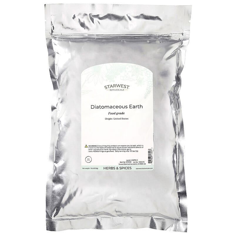 Starwest Botanicals Diatomaceous Earth food grade 1lb