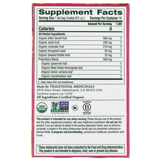 Mothers Milk 20 Tea Bags