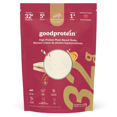 Good Protein High Protein Plant-Based Shake - Peanut Butter and Jelly 470g