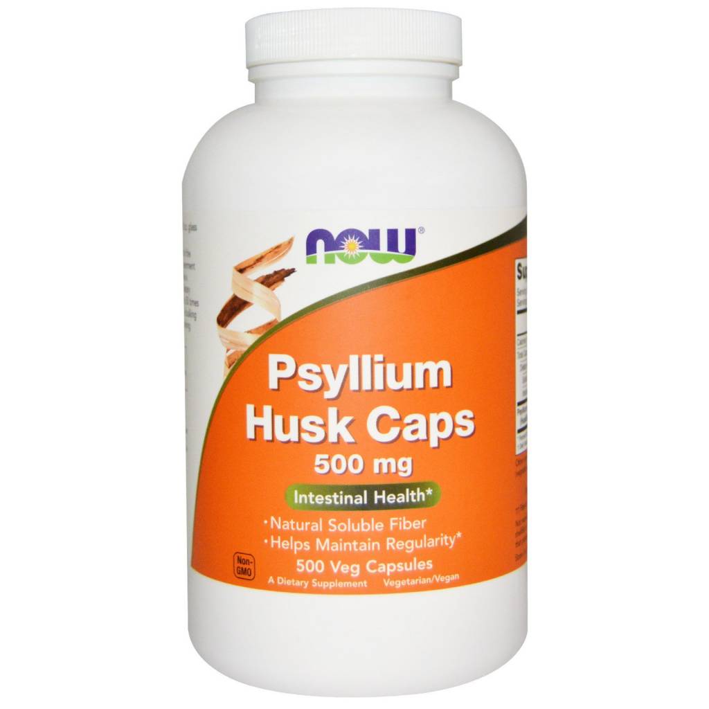NOW Psyllium Husk 500mg 500vcap