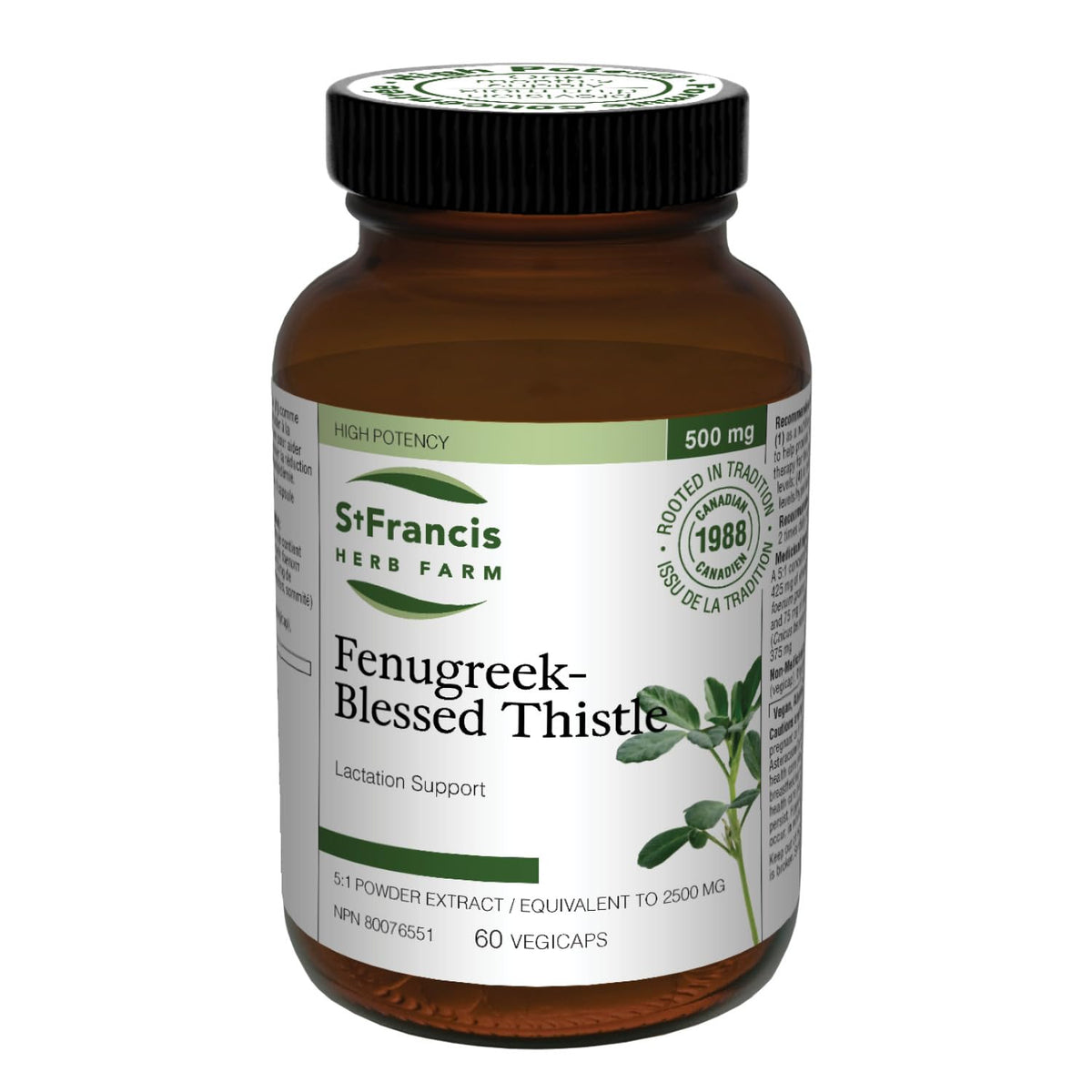 St Francis Fenugreek/Blessed Thistle 60 caps