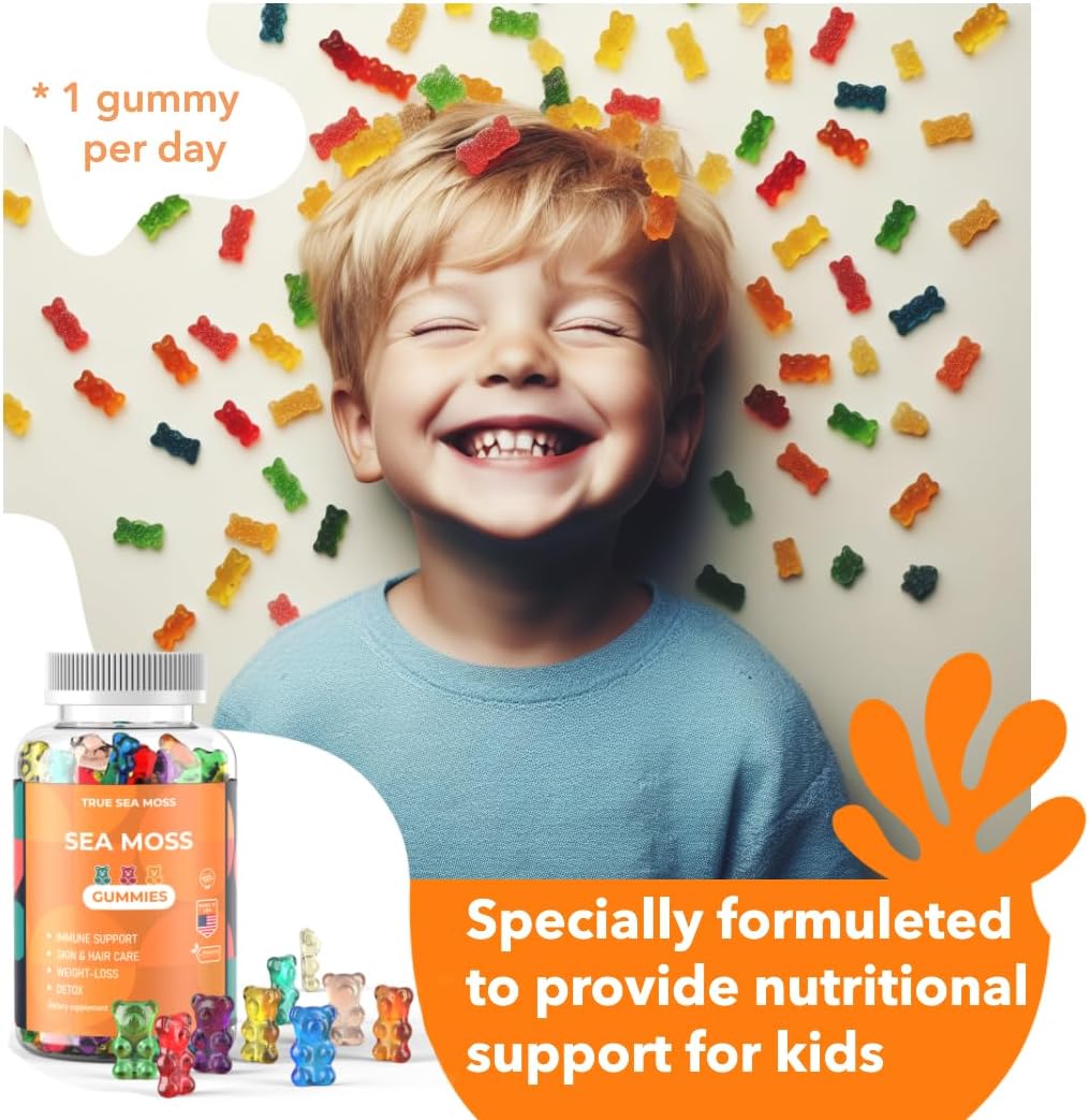 True Sea Moss Gummies 60 gummies
