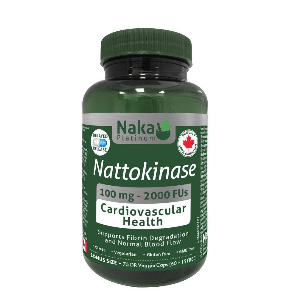 Naka Nattokinase 100mg 2000 FUs 75 vcaps
