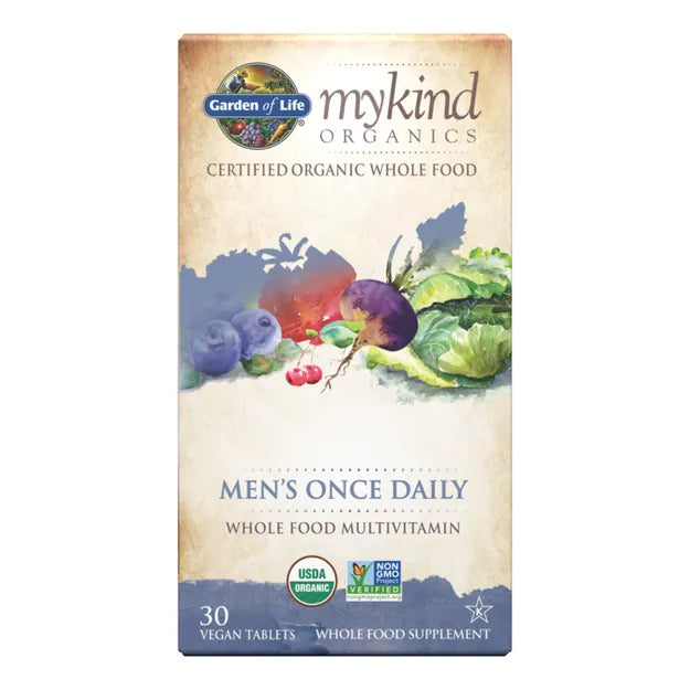 Garden of Life My Kind Organics Men's Once Daily 60 vegan tabs