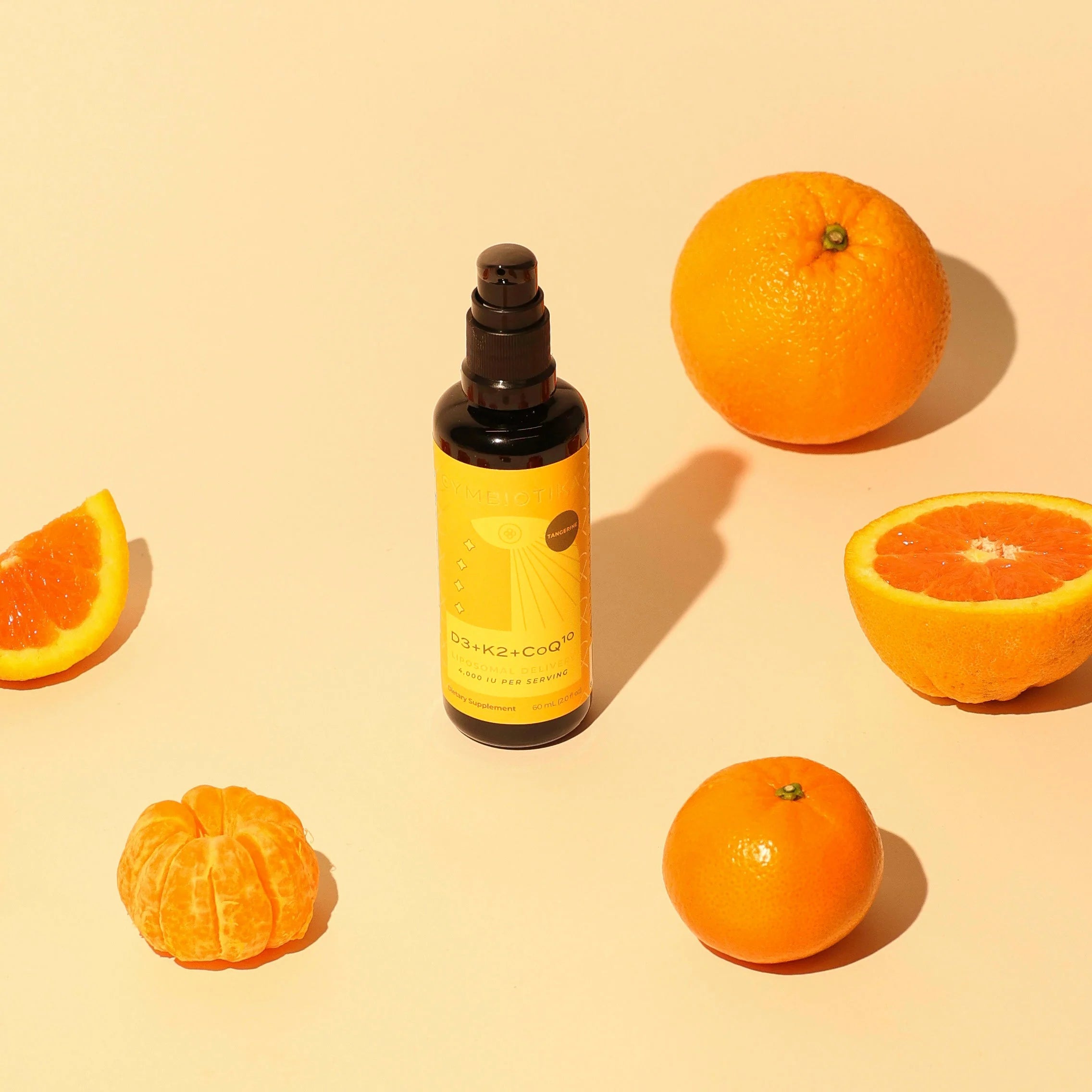 Cymbiotika D3 + K2 + CoQ10 Liposomal Delivery 4,000 IU 60ml