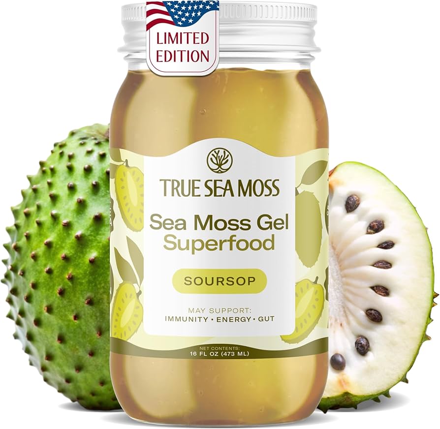 True Sea Moss Gel- Soursop 473mL