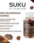 Suku Super Mushrooms Espresso Flavour 60 gummies