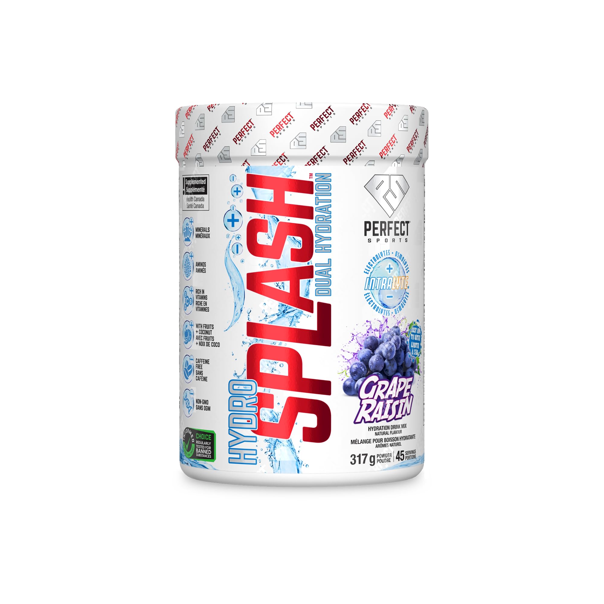Perfect Sports Hydro Splash Dual Hydration Grape 317g