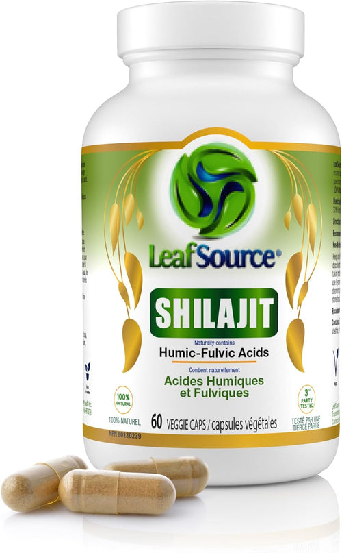 Leaf Source Shilajit Humic Fulvic Acid Complex 60 caps