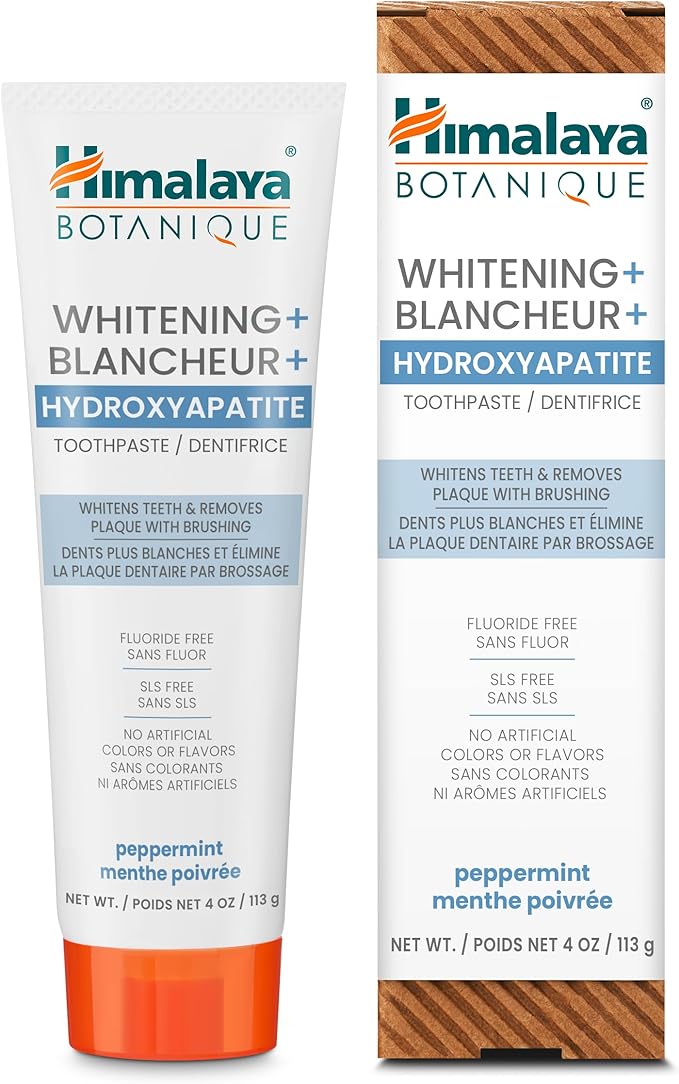 Himalaya Whitening + Hydroxyapatite Toothpaste- Peppermint 113g
