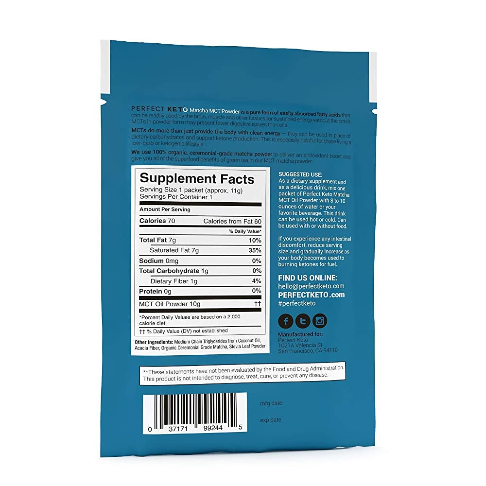 Matcha MCT Oil Powder 11g single