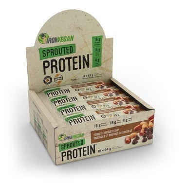 Iron Vegan Protein Bar - Peanut Chocolate Chip