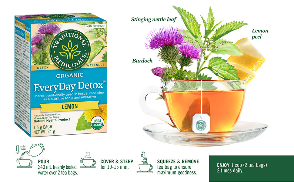 Everyday Detox Lemon 16 Tea Bags